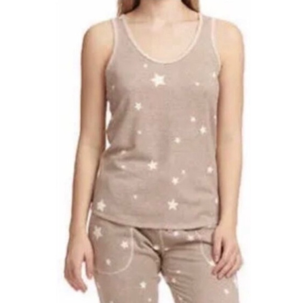 Live Love Lounge Karen Neuburger Star Print PJ Tank Top